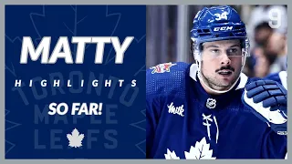 Every Auston Matthews Regular Season Goal So Far | NHL 2023-24 Highlights