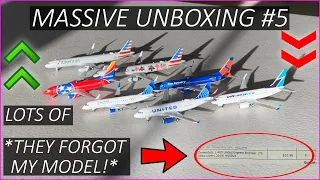 *THEY FORGOT MY MODEL* | MASSIVE UNBOXING #5 | (LOTS OF GOOD AND SOME BAD)