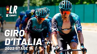 Bora Blow The Race Apart | Giro d'Italia Stage 14 | Lanterne Rouge x Zwift