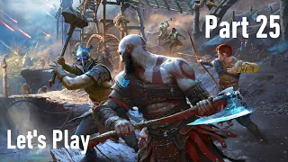 God of War Ragnarok - Let's Play Part 25: The Great Wall of Asgard - GMGOW difficulty - PS5