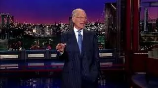 David Letterman   Dave's Monologue   10/28/13
