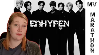 Enhypen Marathon - Reacting to Enhypen MVs For The First Time