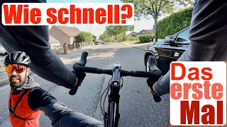 Meine erste Rennrad Fahrt - Wie schnell bin ich?