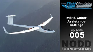 MSFS Glider Assistance Settings