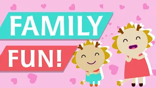 What Do You Do With Your Family? | Wormhole English - Songs for Kids