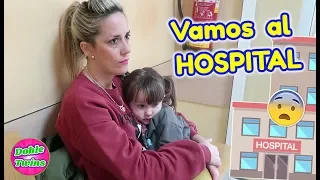 VOY AL HOSPITAL CON MI HIJA DE 2 AÑOS! MARTINA está MAL y vamos a URGENCIAS