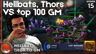 Viable Unit Comp vs Top 100 Grandmasters? | MASS Hellbat & Thor to Grandmaster #15