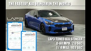 THE FASTEST KIA STINGER IN THE WORLD - 1/4 MILE 10.7 - DRAGY VERIFIED!