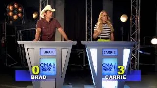 "CMA Awards Trivia" with Brad Paisley & Carrie Underwood!