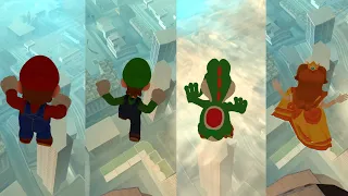 Super Mario characters falling down in GTA SA