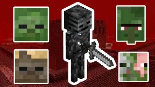 Wither Skeleton Vs. All Zombies