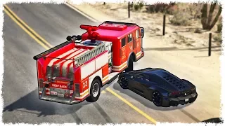 АДСКАЯ ПОГОНЯ ЗА ПОЖАРКОЙ В GTA ONLINE!!! УГАР, ЭПИК В ГТА 5 ОНЛАЙН!