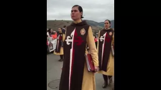 Cortejo dos Arautos do Evangelho em Aparecida - 13/8/16