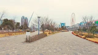 Tokyo Cycling Tour Odaiba To Kasairinkai Park | Bike Ride POV - 4K 60fps