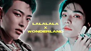 STRAYKIDS x ATEEZ - LALALALA x WONDERLAND - MASHUP