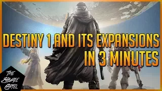 DESTINY 1 IN 3 MINUTES! (COMPLETE DESTINY STORYLINE SO FAR)