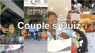 COUPLE’S QUIZ: One year later in marriage who knows who better ? +  La Parada Dinner date
