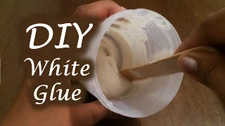 DIY Old School Glue - White glue | Homemade no sugar, non-toxic glue