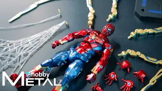 Iron Spider Metal Figure | Fighting Armor | Unboxing