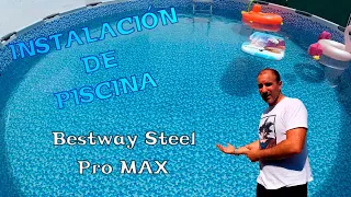 Vlog 3 / Montaje  piscina Bestway Steel Pro MAX