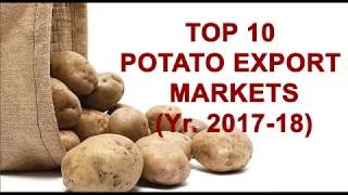 TOP 10 POTATO EXPORT MARKETS