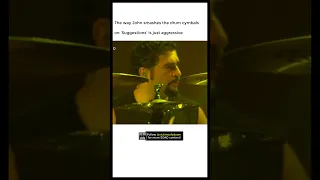 John Dolmayan going crazy on his drum kit during System of a Down's 'Suggestions' breakdown (2013)