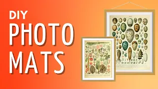 How to Mat and Frame a Picture | Cheap and Easy DIY