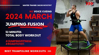 32-Minute Jumping FUSION Session with Jakub Novotny | CLEAN MUSIC | Trampoline HIIT