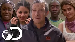 Bear Grylls Serves Up Strange Meals For Celebs | Running Wild With Bear Grylls