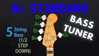 Bb STANDARD - 5 STRING BASS Tuning (Tuner)