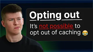 I Hate Next.js 13 Caching Even More Now