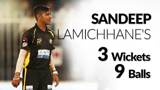 Spin sensation Sandeep Lamichhane's 3 Wicket haul!!!