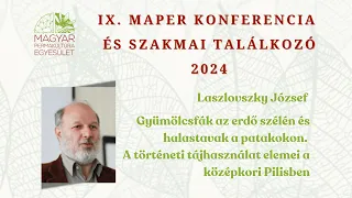 Laszlovszky József - Gyümölcsfák az erdő szélén és halastavak a patakokon