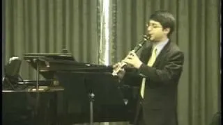 Boris Allakhverdyan, clarinet and Yuta Sugano, piano. Debussy Premiere Rhapsody