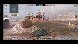 world of tank blitz Thai gameplay (T 34 shielded)