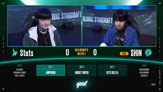 [2024 GSL S1] Ro.8 Group B Match1  Stats vs SHIN