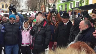 Бережани. Зйомки фільму "Червоний"