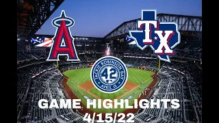 Ohtani's 2 Homers Lead Comeback! Rangers vs Angels Game Highlights 4/15/22