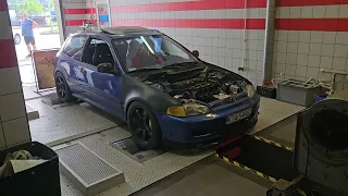 honda civic vti eg6 k24 itb swap dyno hot