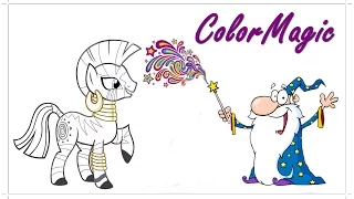 Fun Zecora - MLP - coloring book picture - let's color in with Wizzlestix