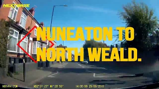 [Timelapse Driving] Nuneaton to North Weald. 29/09/18.