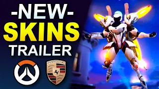 NEW Pharah & D.Va Skins! - Overwatch 2 Porsche Collab Trailer Breakdown!