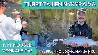 Eeppinen kalareissu • Tubettajat kalastavat kirjolohta • Kalastus • @EumerFishing