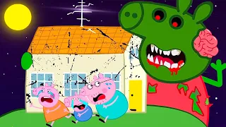 Zombie Apocalypse, Noway! Zombie Appear At The Peppa Pig House!🧟‍♀️ | Peppa Pig Funny Animation