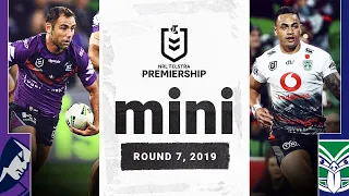 Storm and Warriors thriller at AAMI Park on ANZAC Day | Match Mini | Round 7, 2019 | NRL