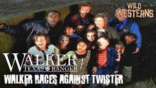 Walker, Texas Ranger | Walker & Trivette Save Kids From A Twister | Wild Westerns