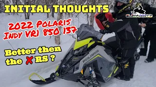 First Impressions on the Polaris Matryx VR1 850 137 | An AWESOME sled! | Does it beat the X-RS DOO?