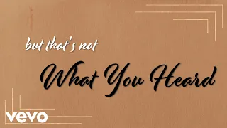 Amy Grant - What You Heard (Lyric Video)