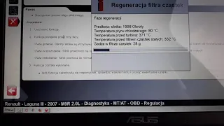 Laguna 3 2.0 dCi Regeneracja filtra DPF/FAP za pomocą Delphi