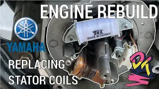 Yamaha DT 50 LC - Engine stator repair